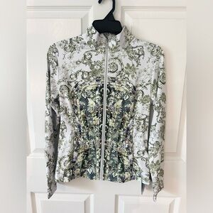 NWT Acegolfs Floral Green and White Women's Jacket